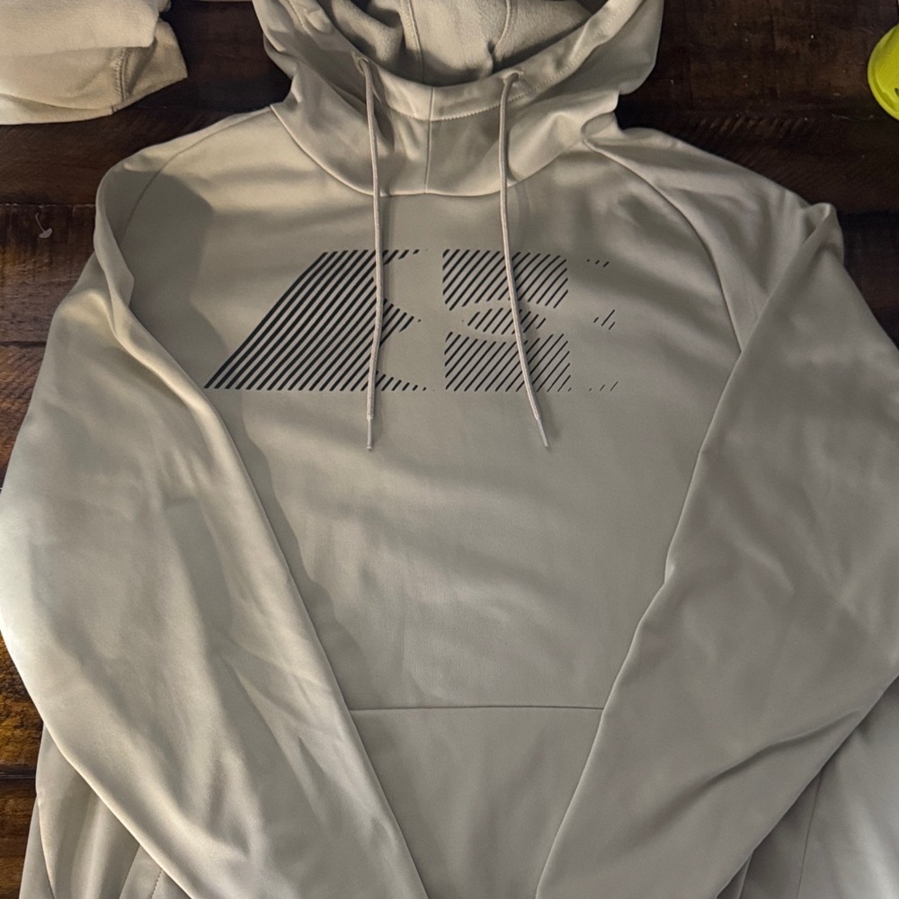 Men's Beige Under Armor Hoodie
